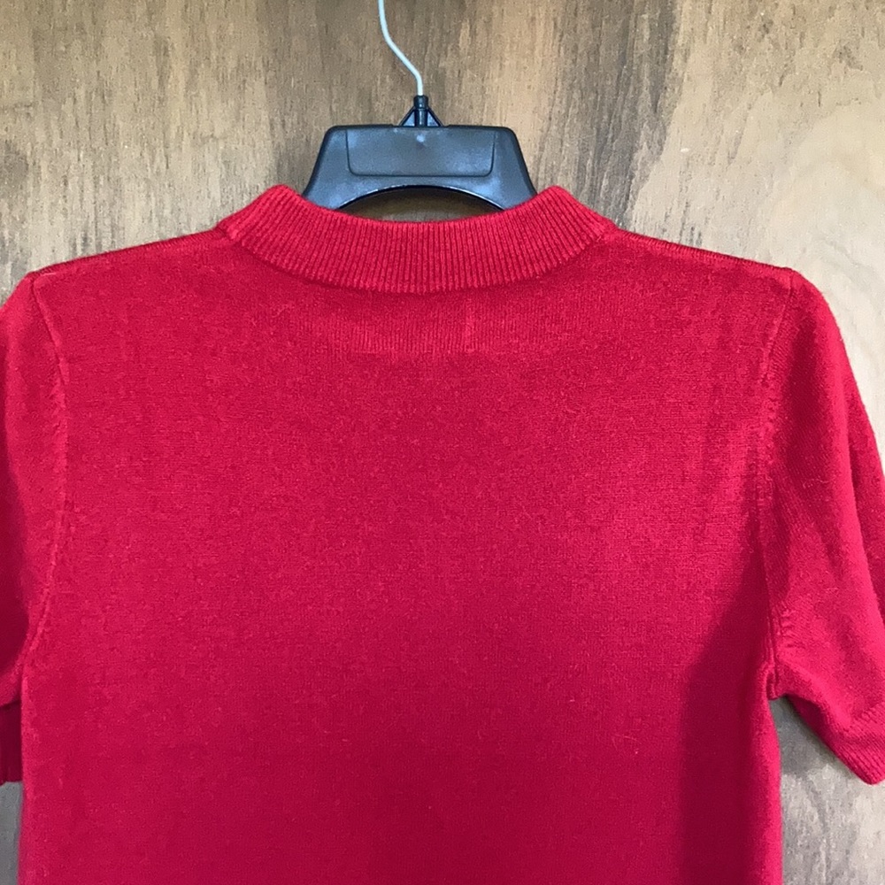 Vintage Y2K requirements red sweater SP - Picture 13 of 17
